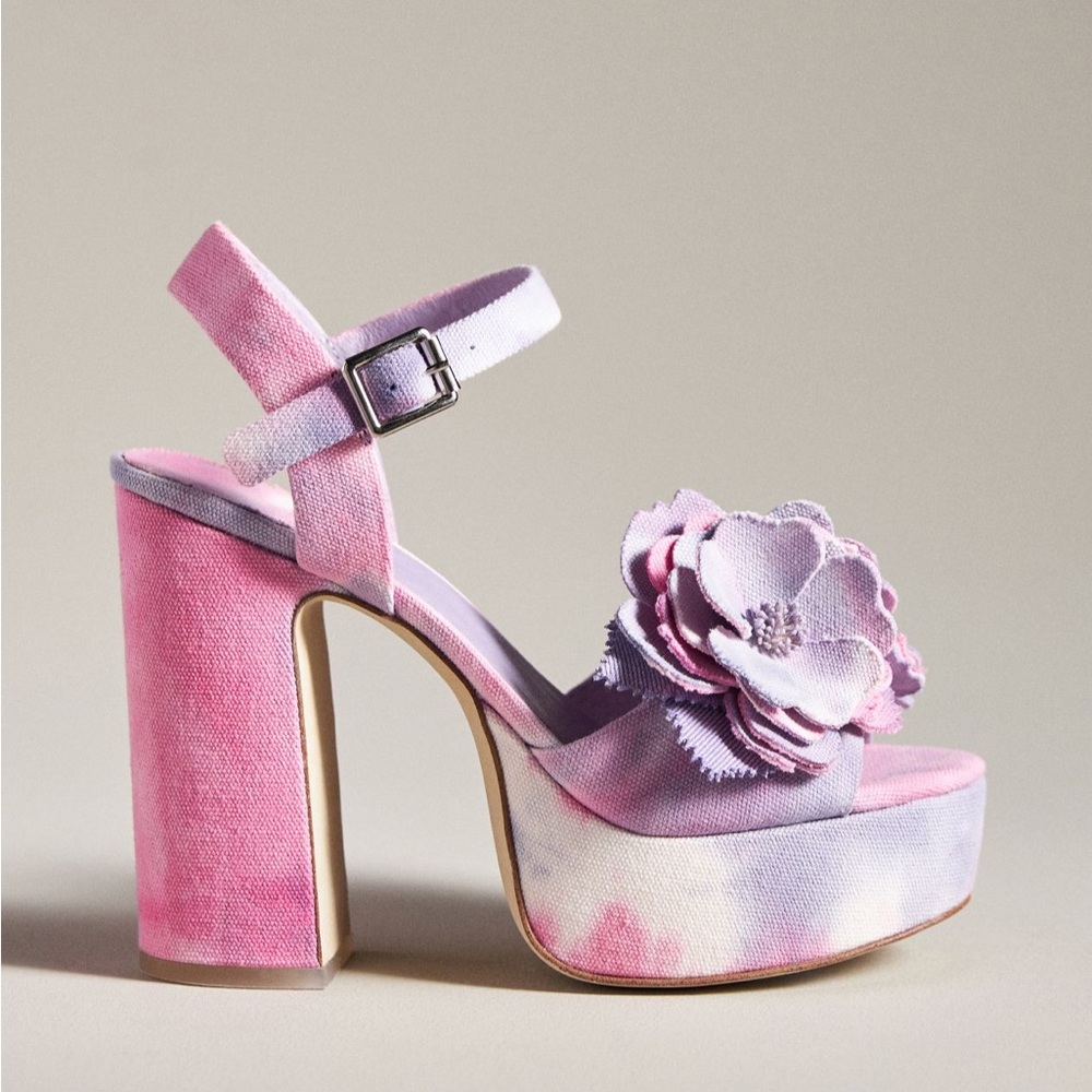 ISO Jeffrey Campbell multi color platform heel sold through Anthropologie